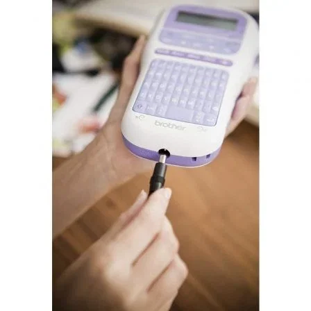 Brother PT-H200 Rotuladora Electrónica Portátil QWERTY Lavanda y Blanco Brother PT-H200 Rotuladora Electrónica Portátil QWERTY Lavanda y Blanco